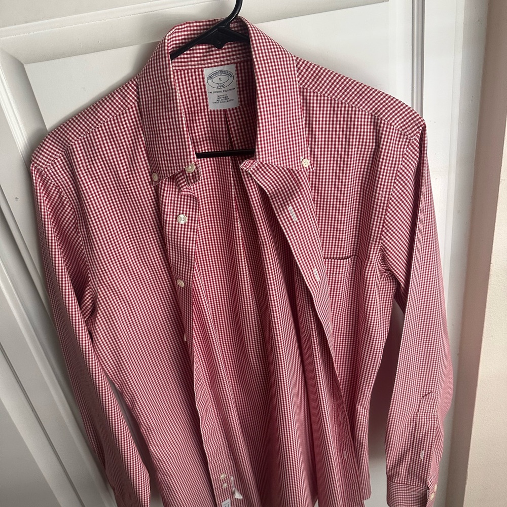 Brooks Brothers Red Casual Button Down Shirt